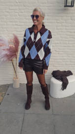 GOOD LEGS ONLY shorts pu chocolat