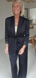 ROSIE satin suit silky black