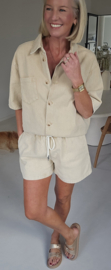 KAE jeans shorts beige