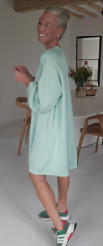 ARIEL sweatshirt dress mint