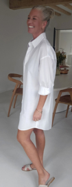 FAYE shirt dress white