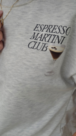 ESPRESSO MARTINI sweatshirt grey