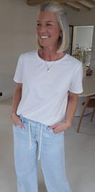 BASIC cotton T-shirt white
