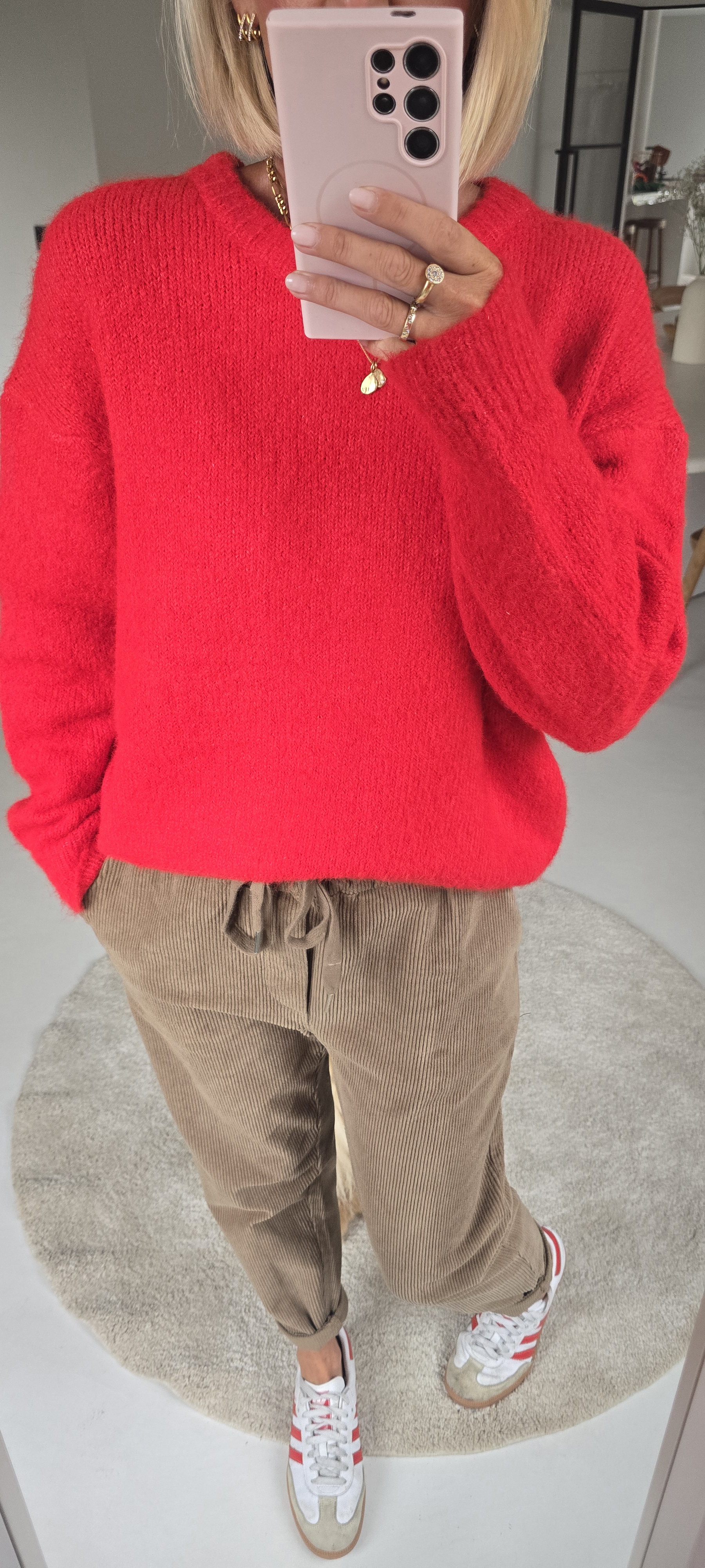 BEZIERS soft knit red