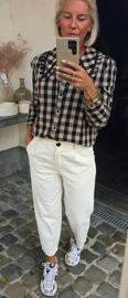 VICKY checkered cotton shirt