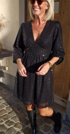 JAYLIN GLITTER dress black