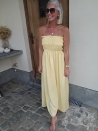 ROSABELLA smock dress yellow