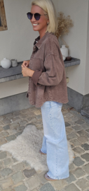 THE PERFECT JEANS jacket chocolat