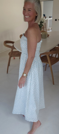 POLLINE maxi tetra bustier dress