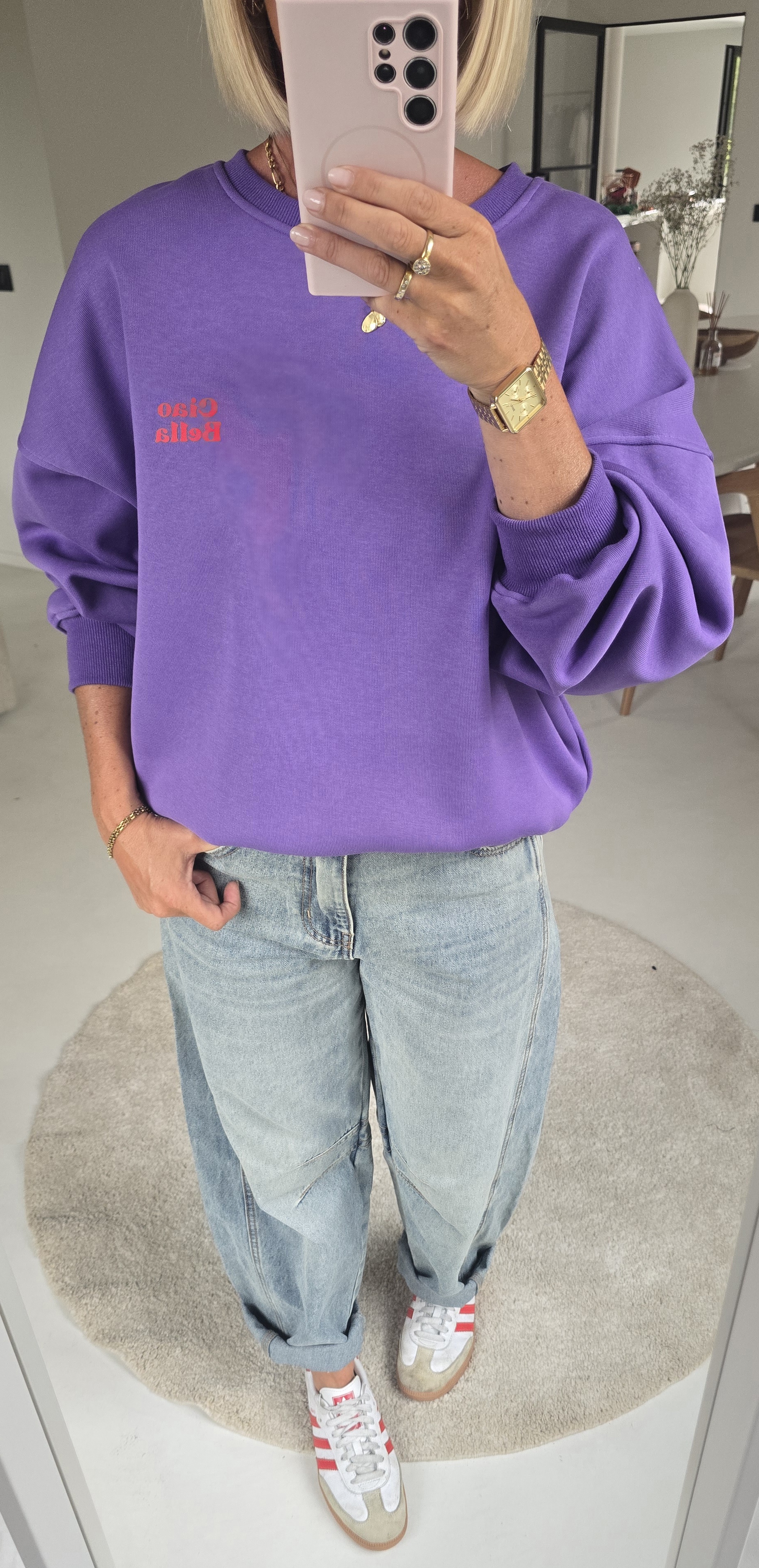 CIAO BELLA sweatshirt violet