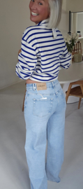MARIANDE wide leg jeans light blue tall line