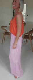 FRANCES satin top orange