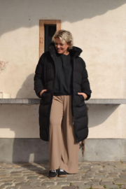 TRIX maxi winter puffer coat black