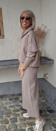 JESS knit set taupe