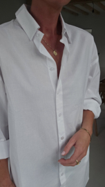 FAYE shirt dress white