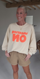 VACATION ON sweatshirt beige