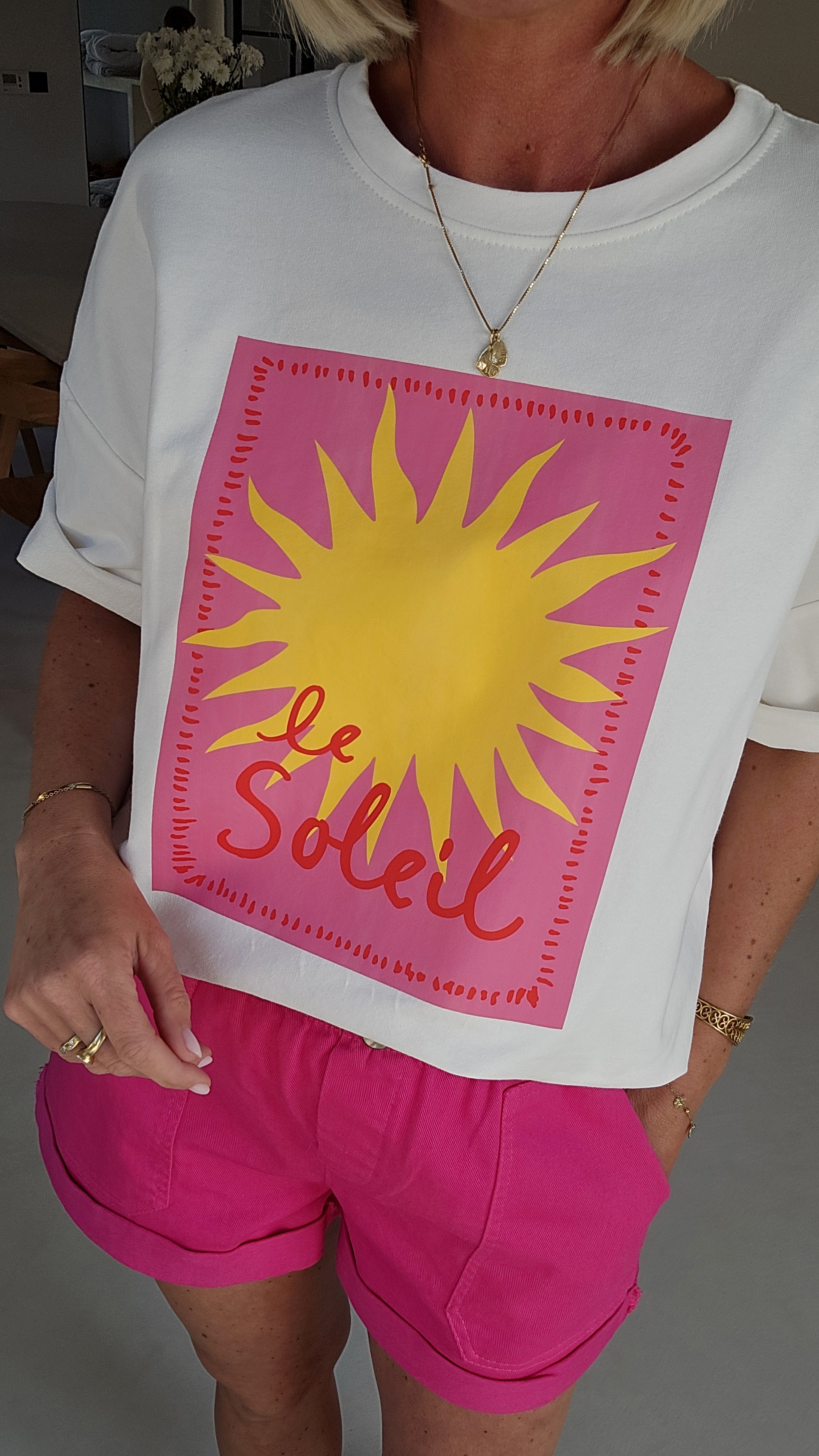 LE SOLEIL cotton T-shirt