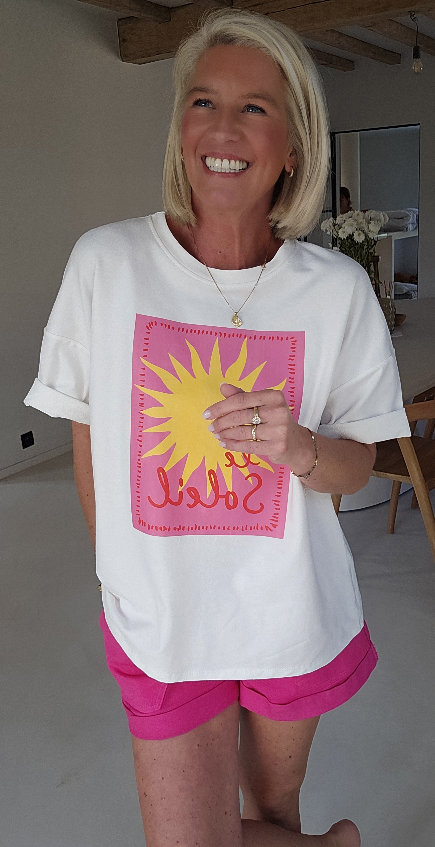 LE SOLEIL cotton T-shirt
