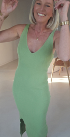 COLIA knit dress green