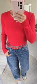 MILIA basic knit red