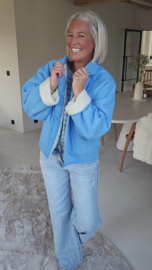 STEPHANIE reversible jacket blue