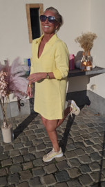 THE PERFECT JEANS 2 longsleeve dress yellow