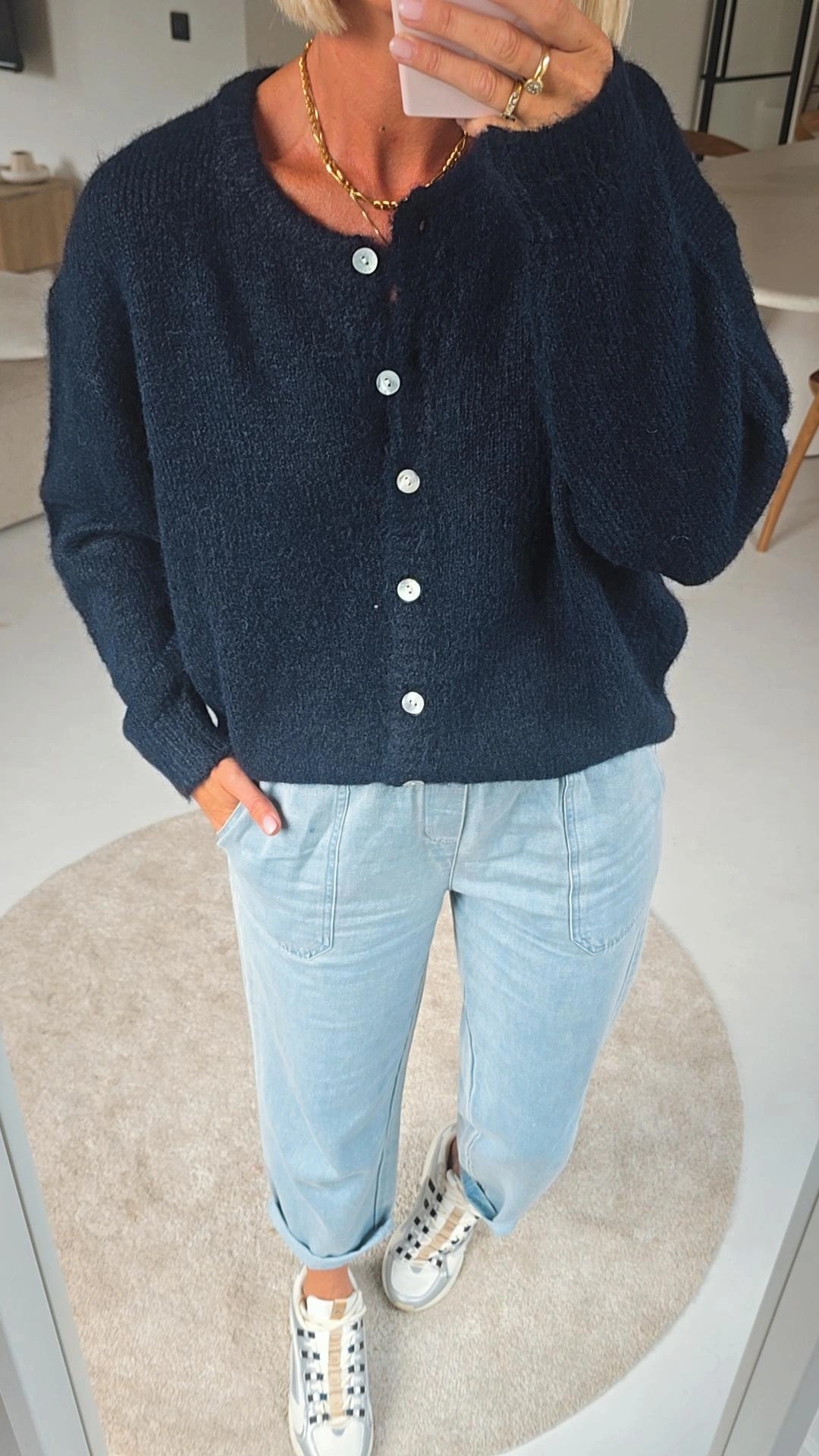 LIESJE cardigan navy