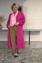 MAE velours paperbag pants camel