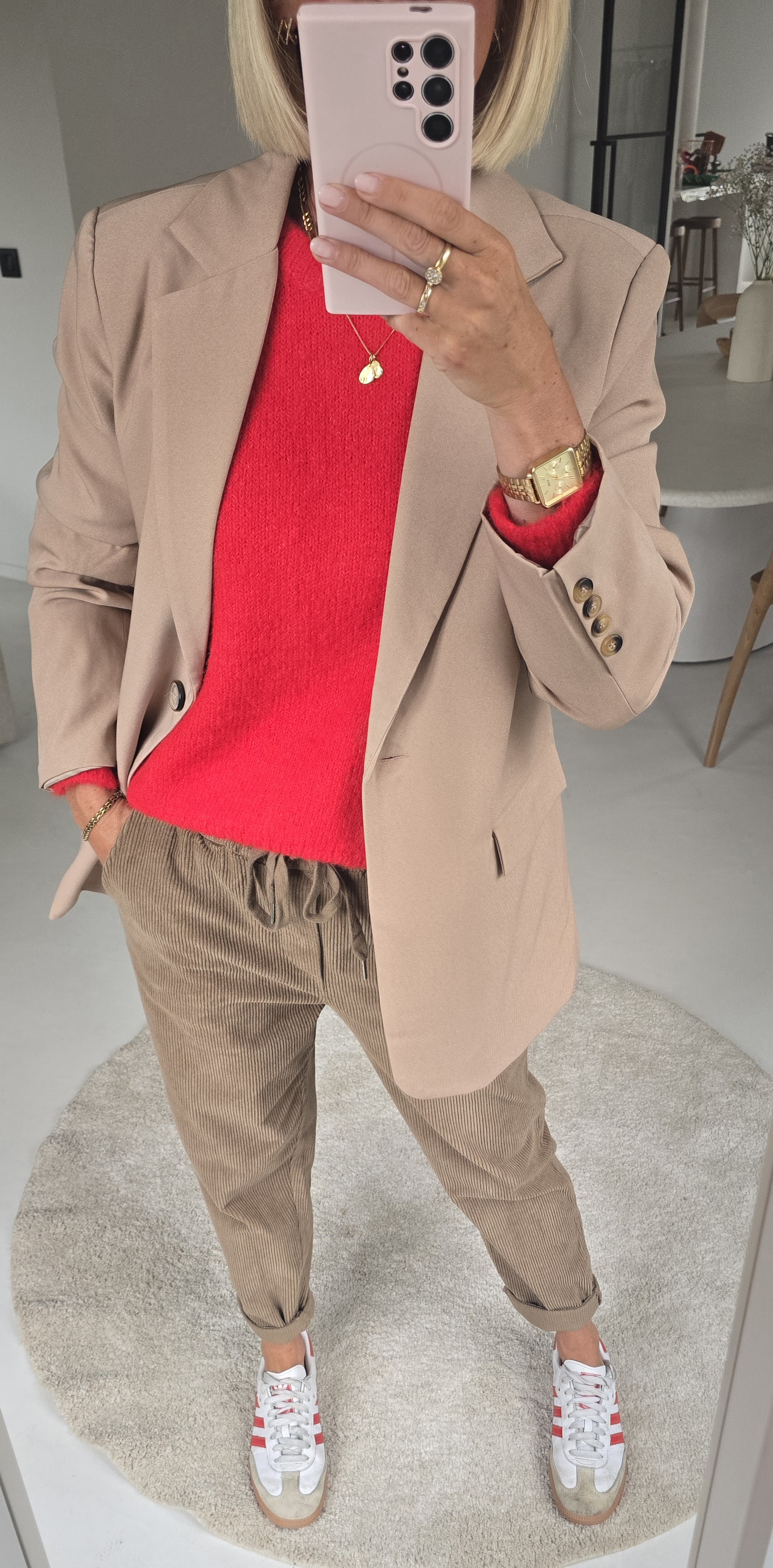 BEZIERS soft knit red