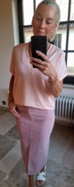 INA viscose tee soft pink