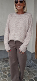GLAM knit taupe