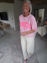ICONIC sweatshirt baby pink