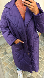 ANDA maxi jacket violet