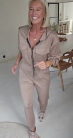 ANA sweatshirt jumpsuit taupe