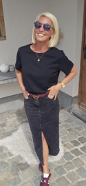 BASIC cotton T-shirt black