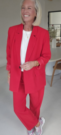 CECILIA suit pants red