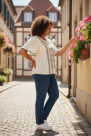 SOFIA cotton blouse curve