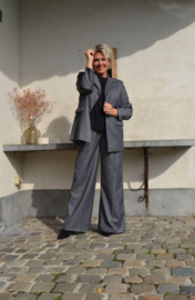 AMY suit pants grey curvy line