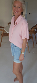 MIA short-sleeved shirt salmon pink