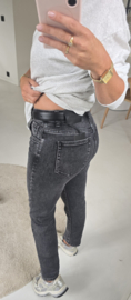 LORA relax jeans washed black