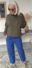 CHARI turleneck knit khaki
