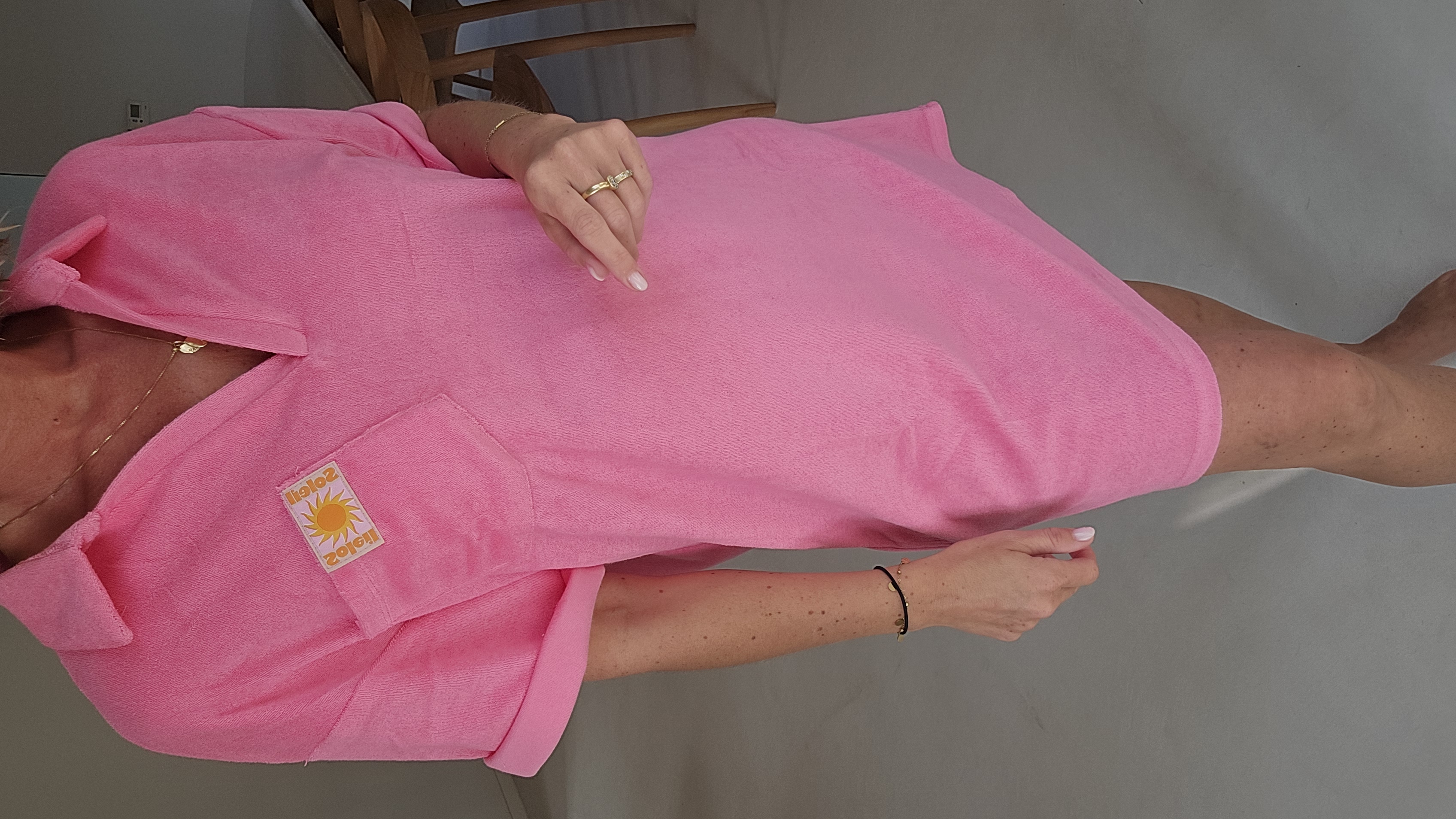 SISI terry dress pink
