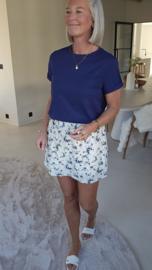 ELANA tetra skirt navy