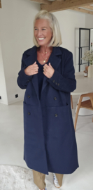 CARLI maxi coat navy