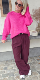 BEZIERS soft knit fuschia
