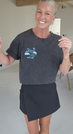 SURF CLUB cotton T-shirt black