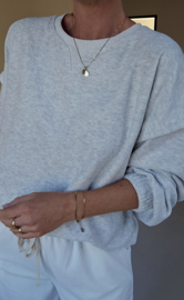 SOLIE sponge sweatshirt soft grey