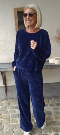 MANDI 2 velvet set navy