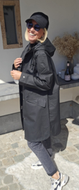 BYE BYE RAINY DAYS raincoat black mat