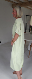 MANDIE soft velvet maxi dress pastel mint